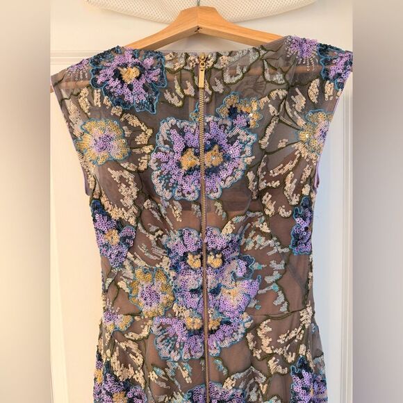 NWOT Bronx and Banco Violet Floral Maxi Dress - Picture 10 of 15